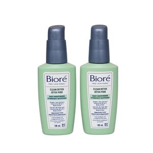 Bioré Clean Detox Daily Moisturizer - 2 X 100ml